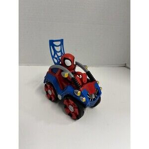 Spidey and His Amazing Friends Marvel Spidey Action Figure and Pull Back Car Lot